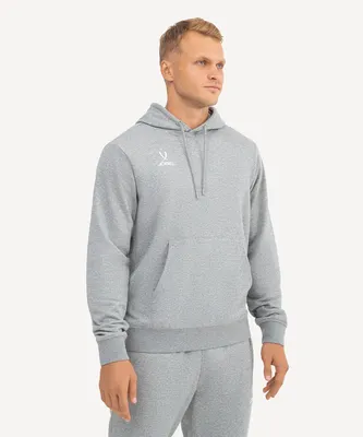 Худи Jogel Essential Cotton Hoodie (серый меланж 91m, L)