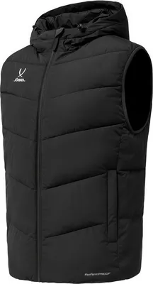 Жилет утепленный Jogel Essential PerFormPROOF Padded Vest (черный, M)