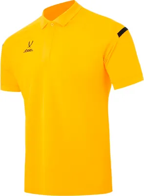 Футболка Jogel Camp 2 Poly Polo (желтый/черный, S)