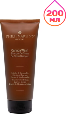 Шампунь для волос Philip Martin's Canapa Wash (200мл)
