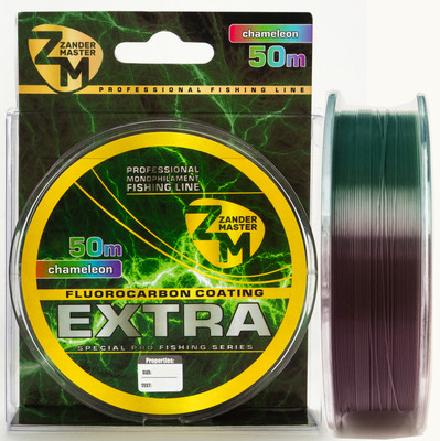 Леска монофильная ZanderMaster Extra Chameleon 0.234мм 7.8кг (50м)