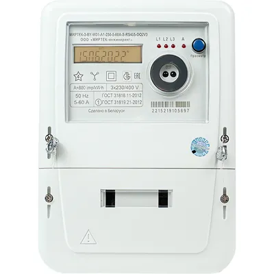 Счетчик электроэнергии электронный Миртек 3-BY-W31-A1R1-230-5-100A-T-RF433 / 1-HOQ2V3