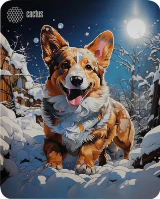 Коврик для мыши Cactus Corgi / cs-mpc-d13m