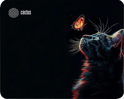 Коврик для мыши Cactus Night Cat / cs-mpc-p12xs