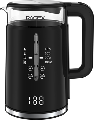 Электрочайник RAGEX R2402-000 (черный)