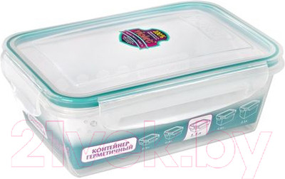 Контейнер Violet Герметичный 93110 (1.1л, прозрачный)