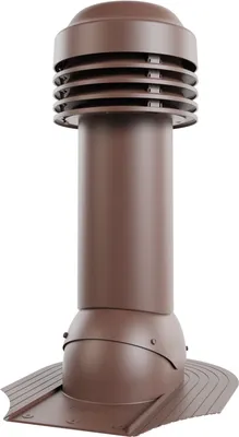 Выход вентиляционный на крышу Viotto 07.515.01.02.06.500.8017 (коричневый шоколад)