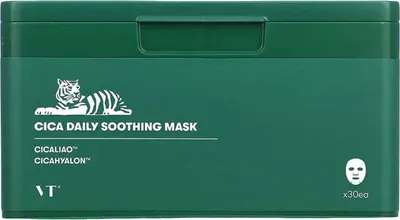 Набор масок для лица Vt Cosmetics Cica Daily Soothing Mask (30шт)