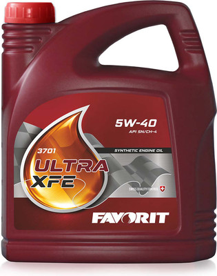 Моторное масло Favorit Ultra XFE 5W40 SN/CH-4 / FV3701-4 (4л)