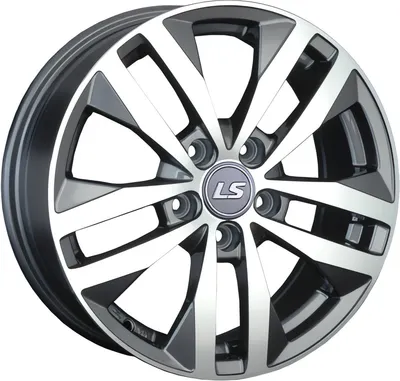Литой диск LS wheels 1034 16x6.5" 5x112мм DIA 57.1мм ET 33мм GMF