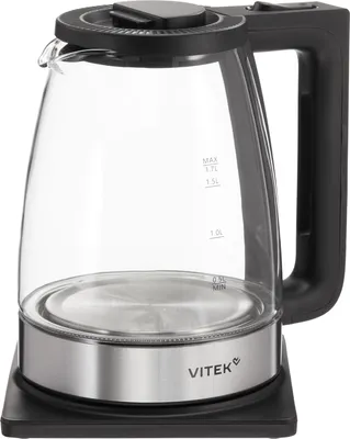 Электрочайник Vitek VT-WK1071 (черный/серебристый)