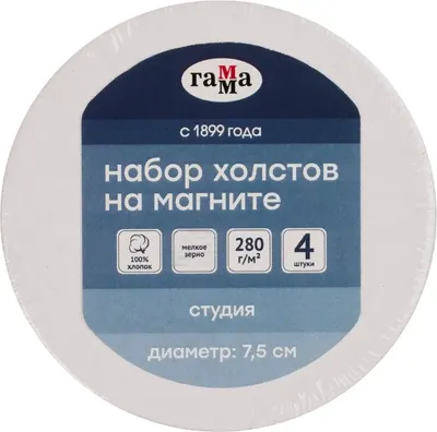 Набор холстов для рисования ГАММА Студия / 26124_r475 (4шт)