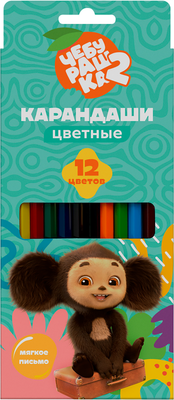 Набор цветных карандашей Мульти-пульти Чебурашка-2 / CP_67523 (12цв)