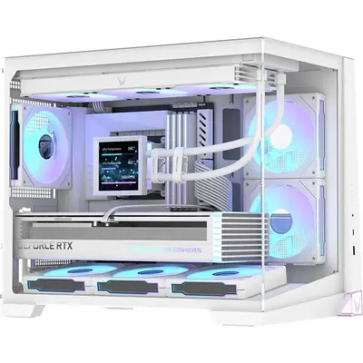 Корпус для компьютера Formula mATX Crystal Z4M Plus (белый, без БП)