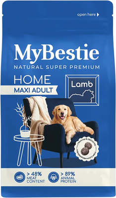 Сухой корм для собак MyBestie Хоум Макси Эдалт Ягненок / 4780-08-MBH-DOG (800г)