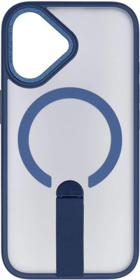Чехол-накладка Zibelino Shine для Apple iPhone 16 / ZMS-APL-16-SH-ST-BLU (синий)