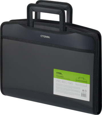 Папка-портфель Стамм ММ-324271 (черный)