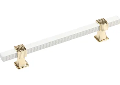 Ручка для мебели CAPPIO PK117 / 9906766 (белый/золото)