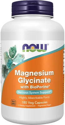 Минерал NOW Magnesium Glycinate (180 таблеток)