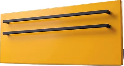 Полотенцесушитель электрический Lagusto Eco Stone 680x280 / PG2-280680-E-BL-576 (желтый)