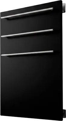 Полотенцесушитель электрический Lagusto Eco Kristall 440x680 / PV3-440680-B-SST-320 (черный)