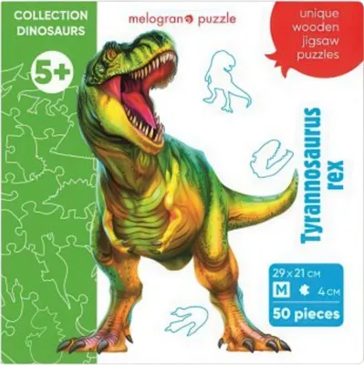 Пазл Melograno Collection Dinosaurs. Тирекс / МРZСD10-М (50эл)