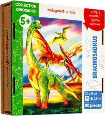 Пазл Melograno Collection Dinosaurs. Брахиозавр / МРZСD11-М (80эл)