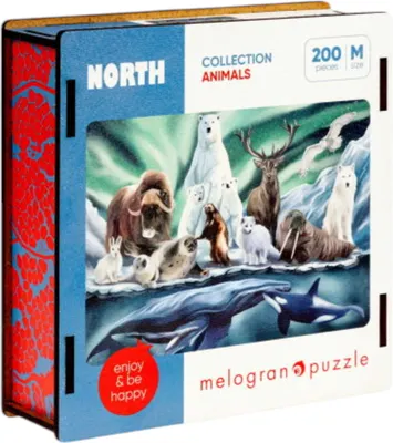 Пазл Melograno Collection Animals. Животные Севера / МРZСАN21-М (80эл)