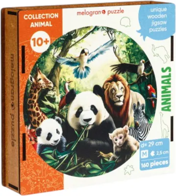 Пазл Melograno Collection Animals. Животные / МРZСАN51-М (160эл)