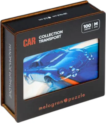 Пазл Melograno Collection Transport. Автомобиль ретро синий / МРZСТ12-М (100эл)