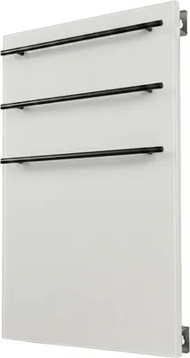 Полотенцесушитель электрический Lagusto Eco Kristall 440x680 / PV3-440680-W-BL-320 (белый)