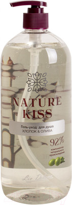 Гель для душа Liv Delano Уход хлопок и олива (1л)