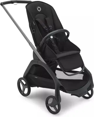 Детская прогулочная коляска Bugaboo Dragonfly Base без капюшона (Graphite/Midnight Black)