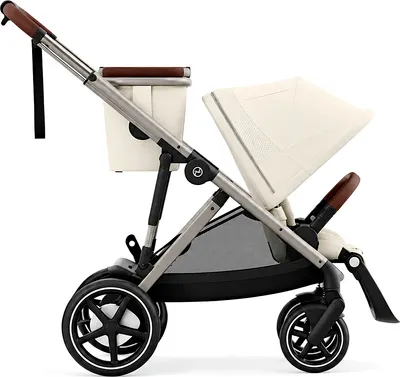 Детская прогулочная коляска Cybex e-Gazelle (Seashell Beige)