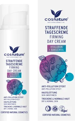 Крем для лица Cosnature Укрепляющий дневной с гиалуроном и бакучиолом (50мл)