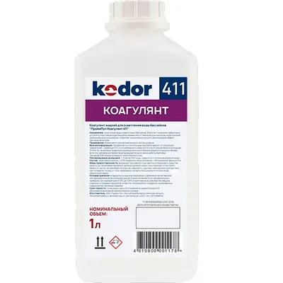 Коагулянт для бассейна Прайм Пул 411 (1л)
