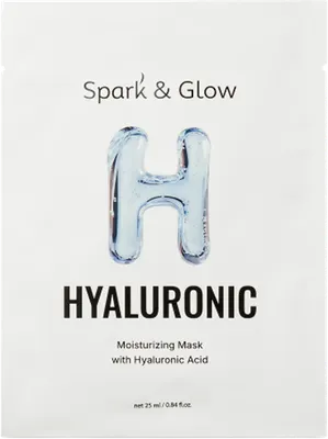 Набор масок для лица Spark&Glow Moisturizing mask with hyaluronic acid (10шт)
