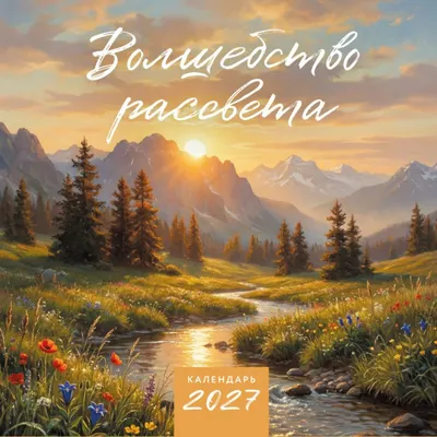 Календарь настенный Эксмо Волшебство рассвета. 2027 год (9785042405990)