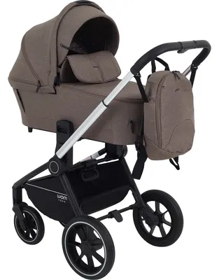 Детская универсальная коляска MOWbaby Zoom 2в1 RA086 (коричневый)