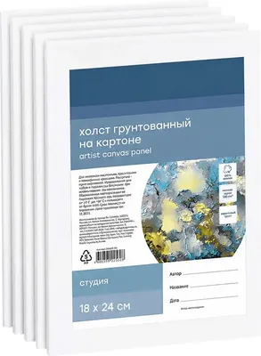 Набор холстов для рисования ГАММА Студия / 25112151824 (5шт)