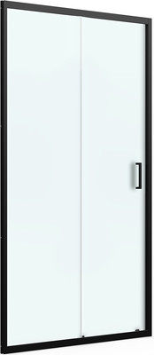 Душевая дверь Domani-Spa DoorCube 110x190 / DS04DCb110L0M00.Gt-Black (графит/сатин-матированное стекло)