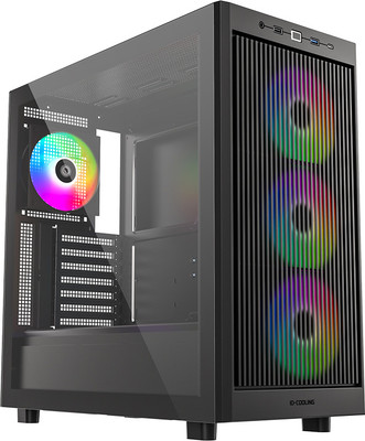 Корпус для компьютера ID-Cooling WARE 510 ARGB (без БП, черный)