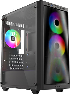Корпус для компьютера ID-Cooling WARE 300 ARGB (без БП, черный)