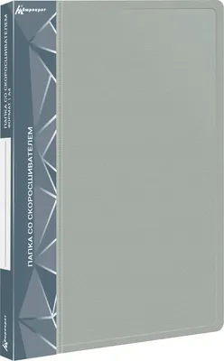 Папка для бумаг Бюрократ PZ07PGREY