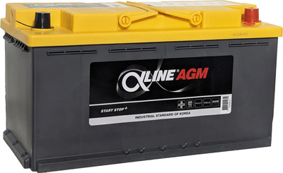 Автомобильный аккумулятор AlphaLINE AGM R+ 850A / 59520 (95 А/ч)