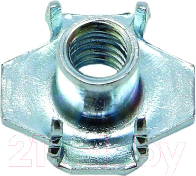 Гайка ЕКТ М6x9 с зазубринами / CV012596 (5000шт, оцинокованная)