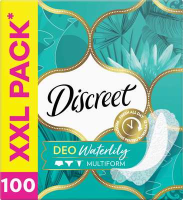 Прокладки ежедневные Discreet Deo Water Lily Multiform (100шт)