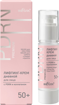 Крем для лица Belita PDRN Premium Лифтинг дневной с PDRN и коллагеном 50+ (48мл)