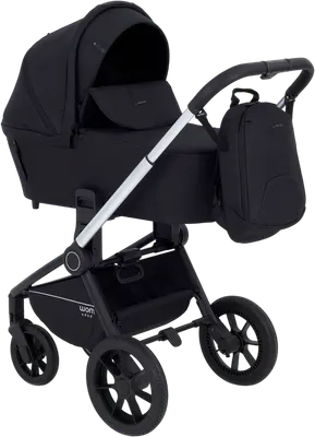 Детская универсальная коляска MOWbaby Zoom 3в1 RA087 (Silver Black 2025)