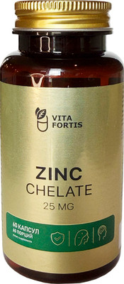Минерал VITA FORTIS Цинк хелат (60 капсул)